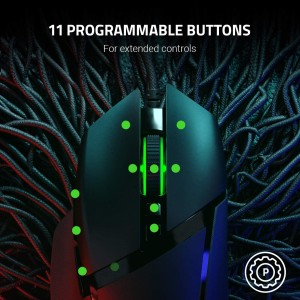 ماوس گیمینگ با سیم ریزر مدل  BASILISK V2